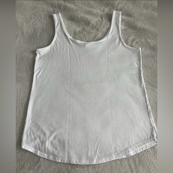 White “Jesus Loves Bikini Baristas” Tank Top Women’s Size S - Picture 3 of 9